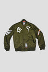 Bomber Jacket "Conflict"  | Army Green (1011a)