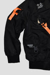 Bomber Jacket "CONFLICT"  | Black (1011a)