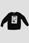 Crewneck Sweater "We Are JAXI"  | Black (1029a)