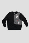 Crewneck Holster Sweater "PACKING"  | Black (1030a)