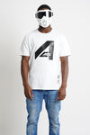 Premium Quality T-shirt "A."  | White (1018b)