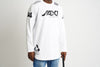 Heavy Quality Long Sleeve T-shirt "THIRTY-FOUR" | White (1024a)