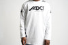 Heavy Quality Long Sleeve T-shirt "THIRTY-FOUR" | White (1024a)