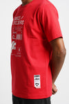 Premium Quality T-shirt "Postal"  | Red (1018f)