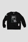Crewneck Sweater "95!"  | Black (1028a)